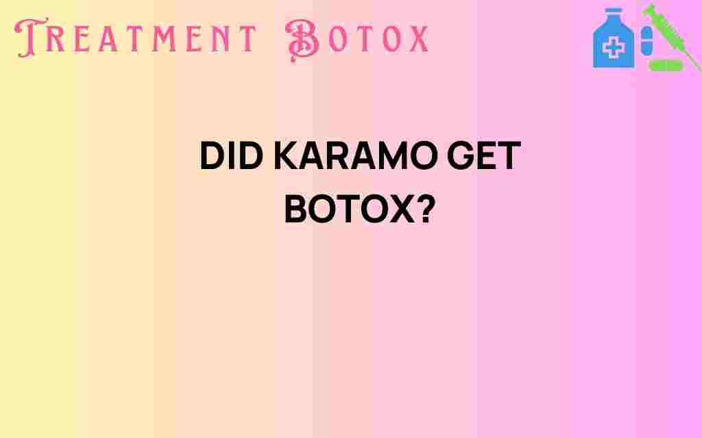 did-karamo-get-botox