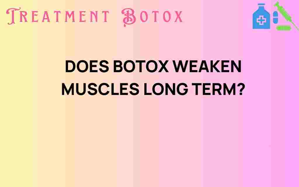 does-botox-weaken-muscles-long-term