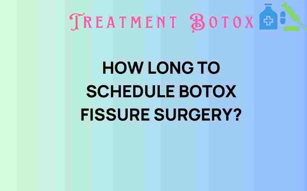 how-long-schedule-botox-fissure-surgery