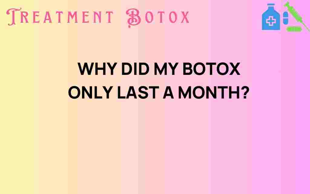 why-did-my-botox-only-last-a-month